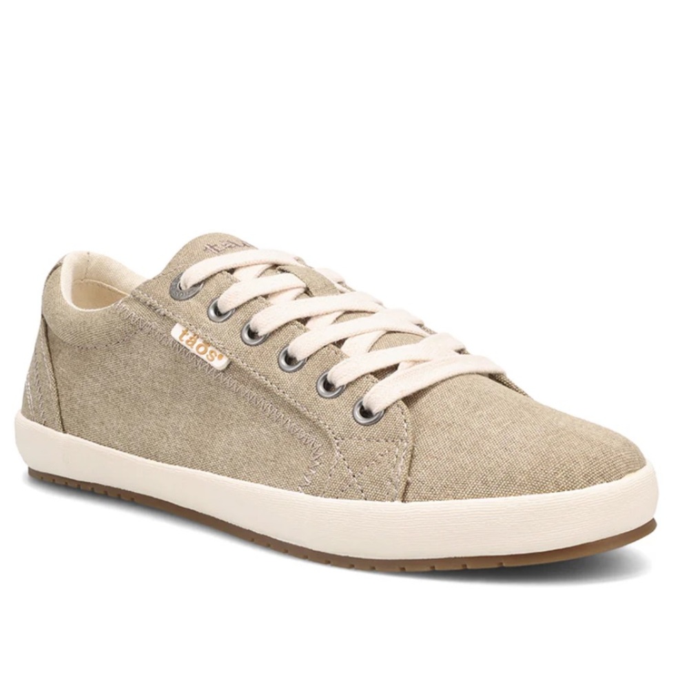 TAOS Women's Star Khaki Washed sneakers, Size 9.5
